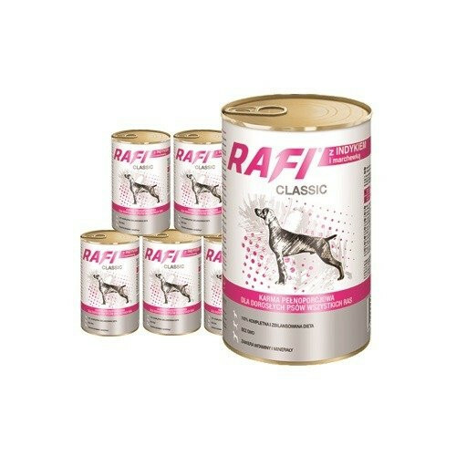 Rafi Pies 1240g z indykiem/marchewką 1