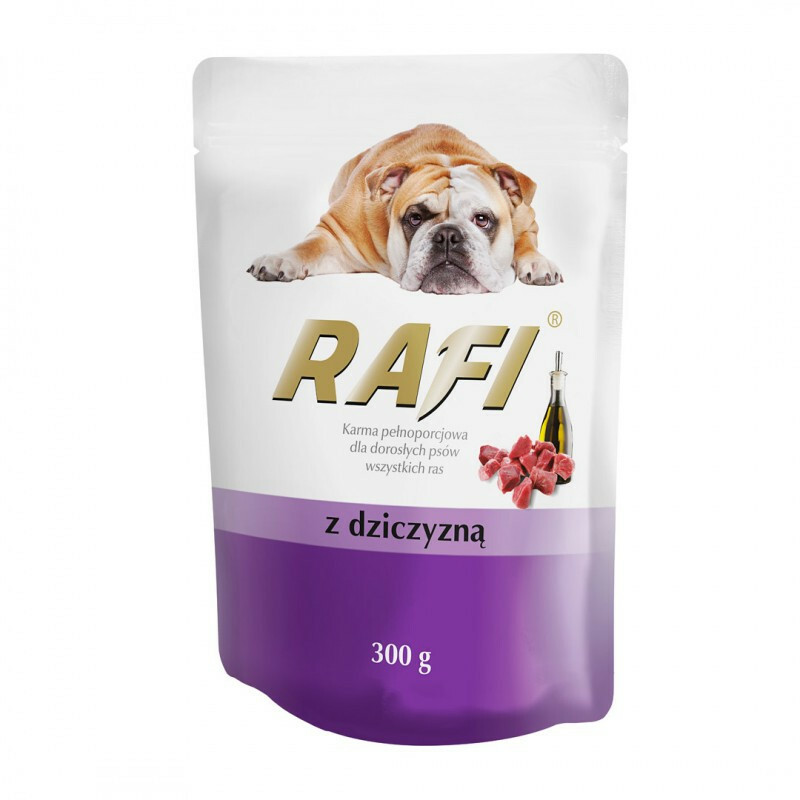 Rafi Pies saszetka 300g dziczyzna 1