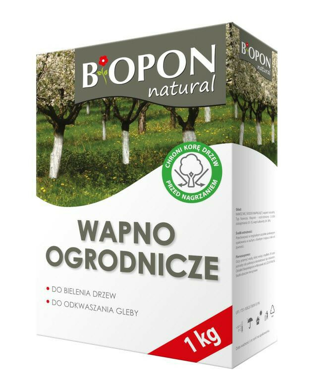 Biopon Wapno Ogrodnicze 1kg 1