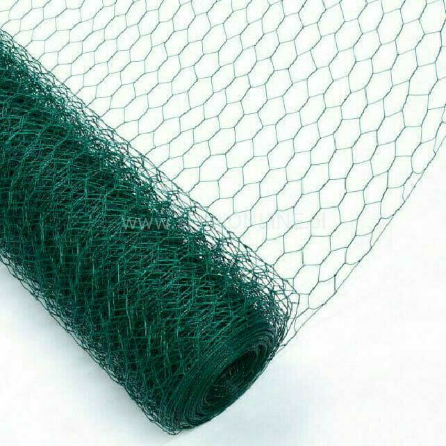 Siatka hexagonalna PCV 20mm x 20mm/0.9mm/50cm/10m 1