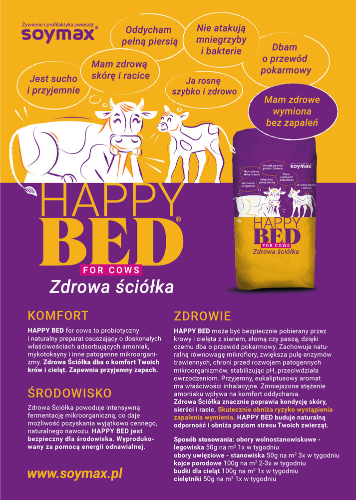 Soymax Happy Bed zdrowa ściółka 20kg 1
