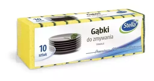 Stella gąbka do zmywania 10szt. 1