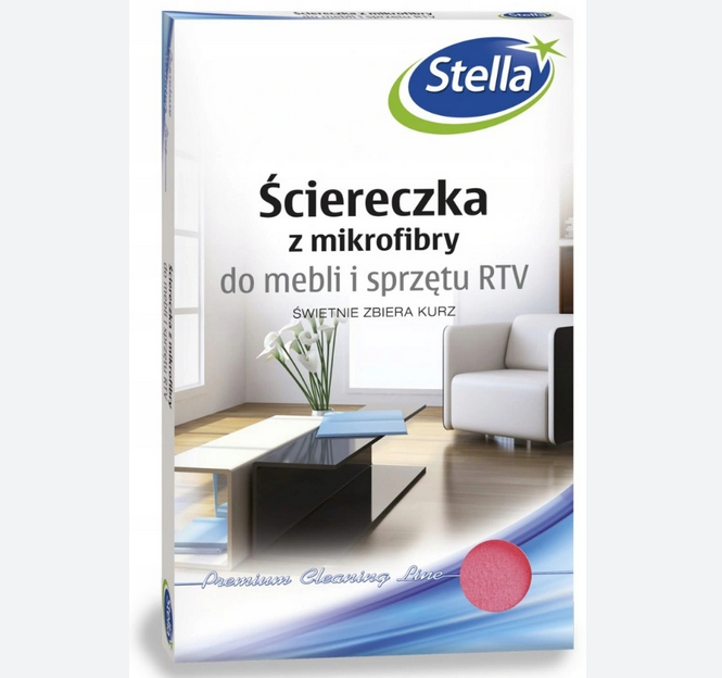 Stella ścierka z mikrofibry do mebli i rtv 1