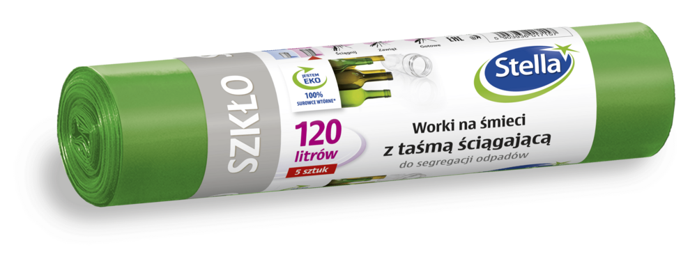 Stella worki do segregacji 120l/5szt szkło 1