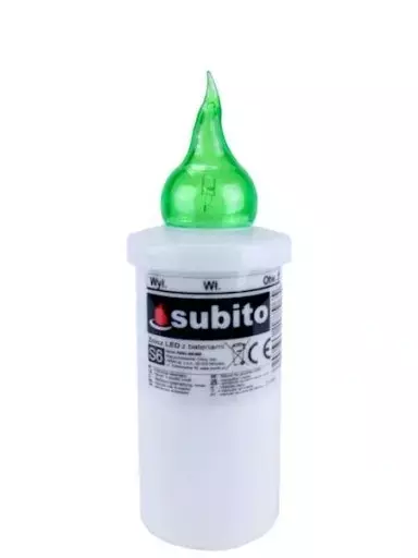 Subito znicz ledowy S6 zielony 1
