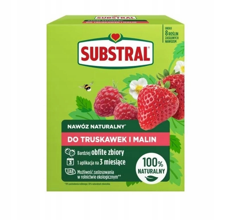 Substral nawóz naturalny TRUSKAWKA / MALINA 650g 1