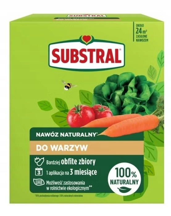 Substral nawóz naturalny WARZYWA 1.2kg 1