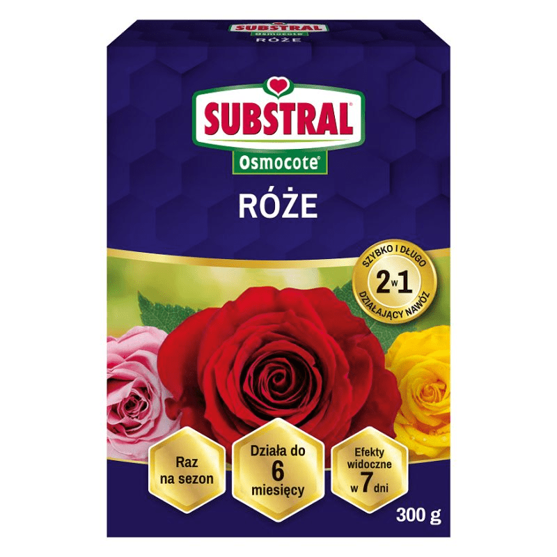 Substral Osmocote nawóz 2w1 długodziałający Róża 300g 1