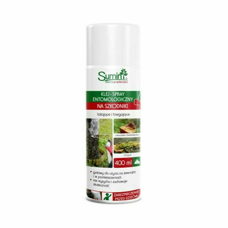 Sumin Klej entomologiczny SPRAY 400ml zwalcza owady biegające i latające 1
