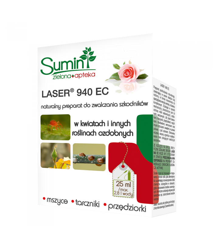 Sumin Laser 940 EC 25ml zwalcza szkodniki warzyw, ziół, owoców 1