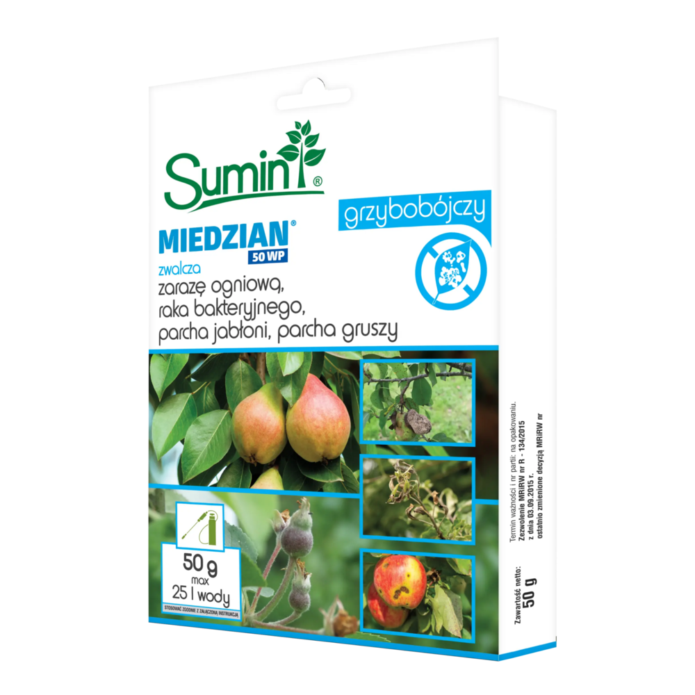 Sumin Miedzian 50 WP  50g środek grzybobójczy 1