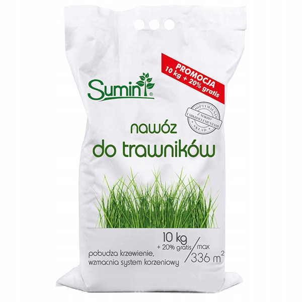 Sumin nawóz do trawnika 10kg + 2kg GRATIS 1