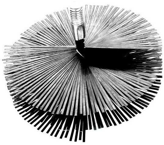 Szczotka kominowa blaszka 200mm 1