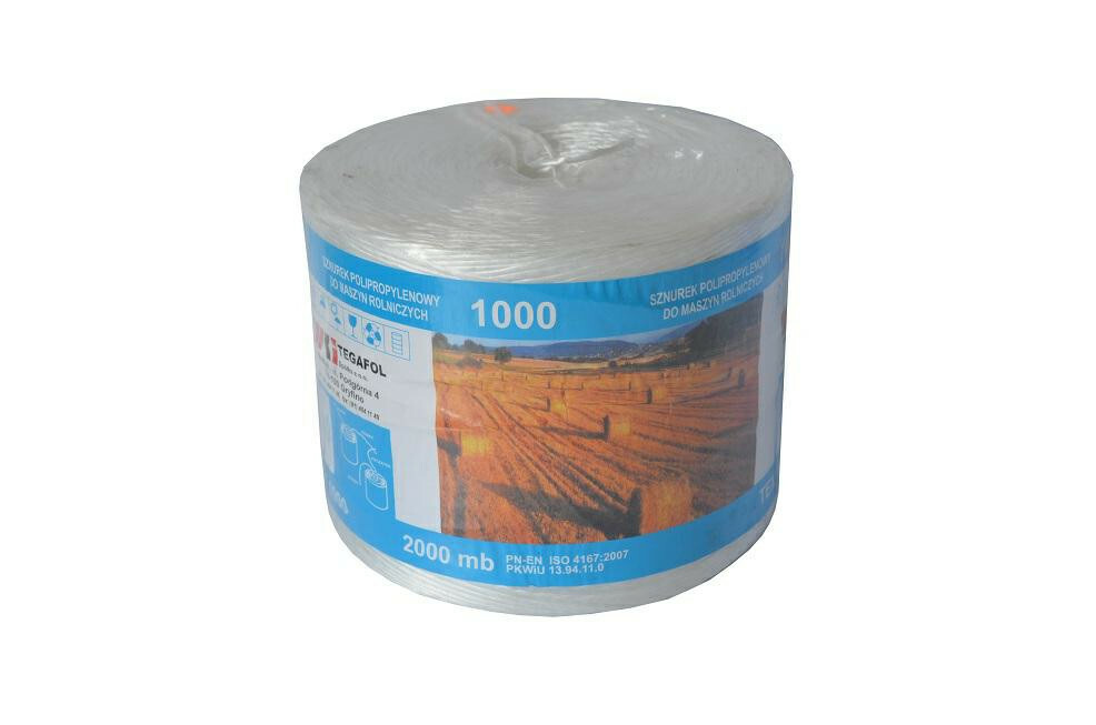 Sznurek 1000/2kg 2000m do maszyn rolniczych Tegafol 1