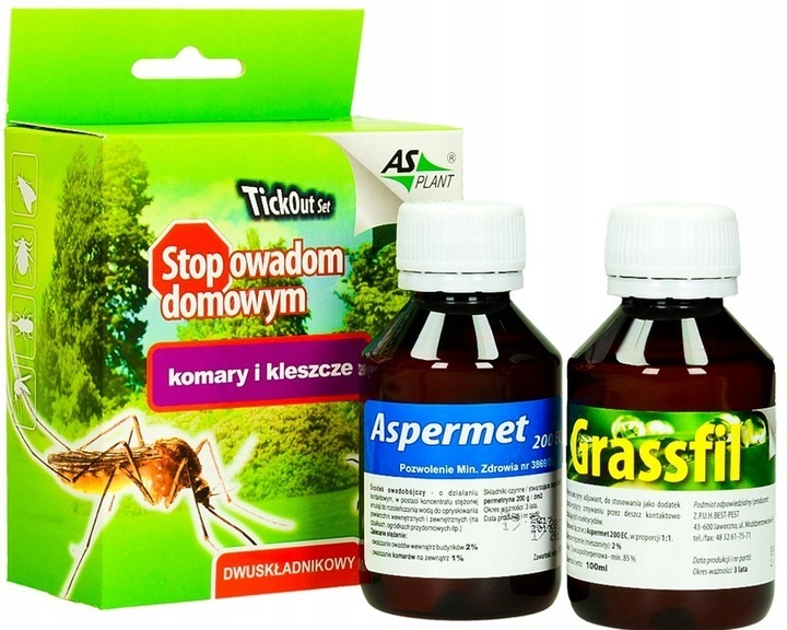 Tick Out dwuskładnik 100ml / Przeciw komarom i kleszczom 1