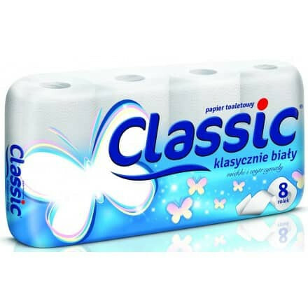 Velvet papier toaletowy classic 8szt. biały 1