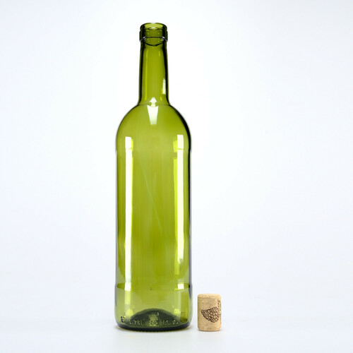 Butelka na wino 750ml oliwka kod 3218 1