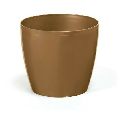 Doniczka magnolia 30cm złoty metalik 1