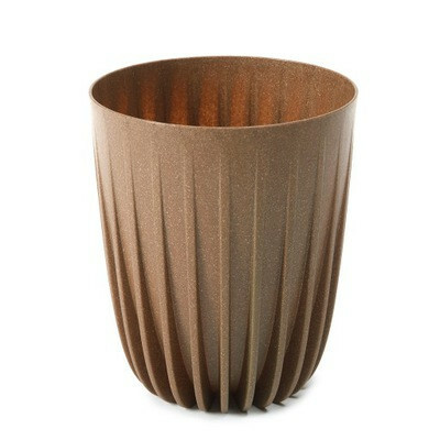 Doniczka Mira eco wood 300mm naturalne drewno 1
