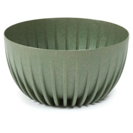 Doniczka misa Mira eco wood 240mm zielona 1