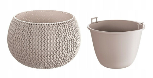 Doniczka Splofy Bowl 240 mocca 1