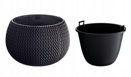 Doniczka Splofy Bowl 480 antracyt 1
