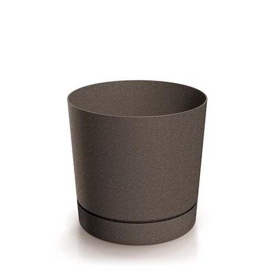 Doniczka Tubo P eco wood 400 kawa 1