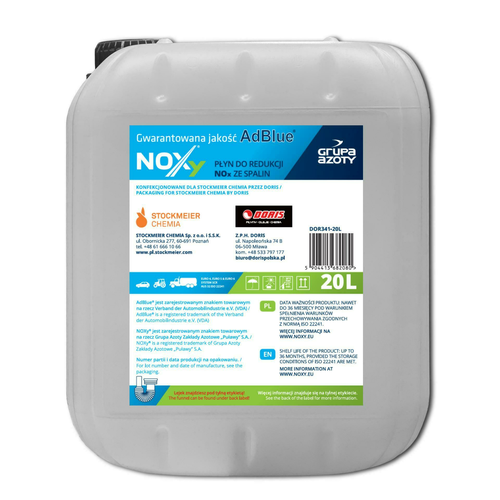 Doris Adblue Noxy z lejkiem 20L 1