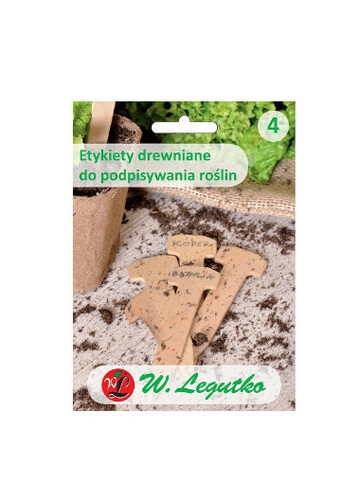 N-Etykiety drewniane do podpisywania 5szt 1