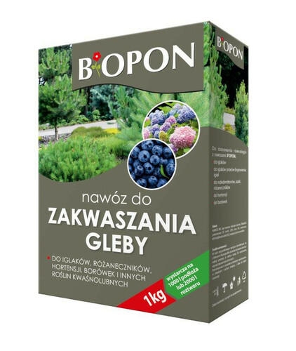 Biopon Zakwaszanie Gleby 1kg 1
